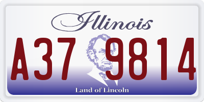 IL license plate A379814