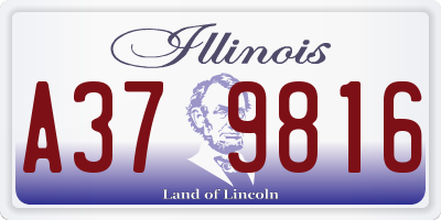 IL license plate A379816