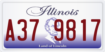 IL license plate A379817