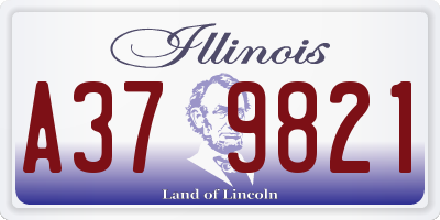 IL license plate A379821