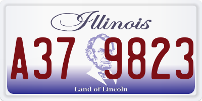 IL license plate A379823