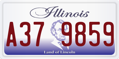 IL license plate A379859
