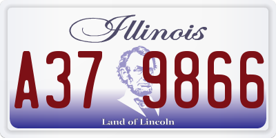 IL license plate A379866