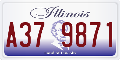 IL license plate A379871