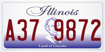 IL license plate A379872