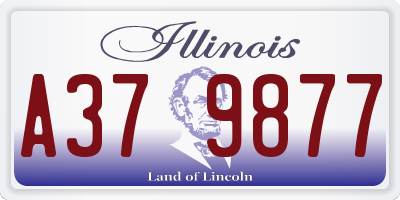 IL license plate A379877