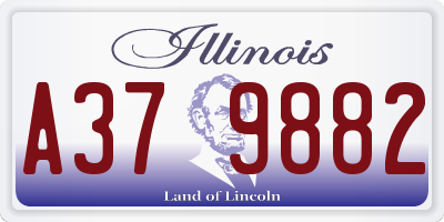 IL license plate A379882