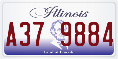IL license plate A379884