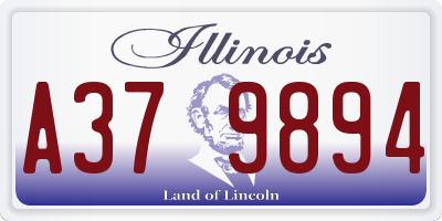IL license plate A379894