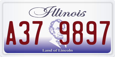 IL license plate A379897