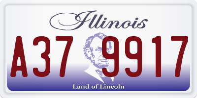 IL license plate A379917