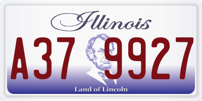IL license plate A379927