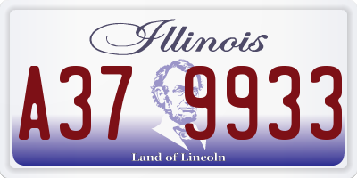 IL license plate A379933