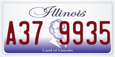 IL license plate A379935