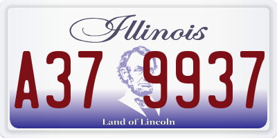IL license plate A379937