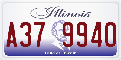 IL license plate A379940