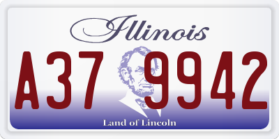 IL license plate A379942
