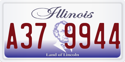 IL license plate A379944