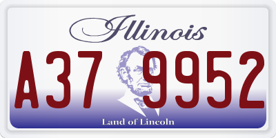 IL license plate A379952