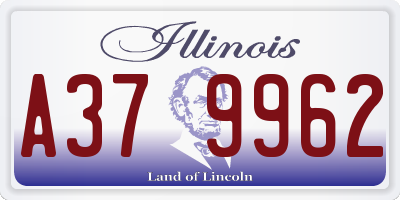 IL license plate A379962