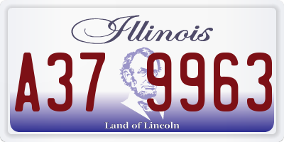 IL license plate A379963