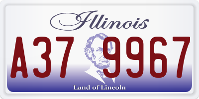 IL license plate A379967