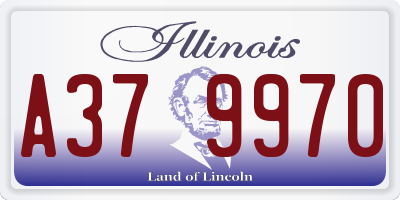 IL license plate A379970