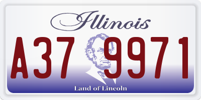 IL license plate A379971