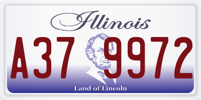IL license plate A379972