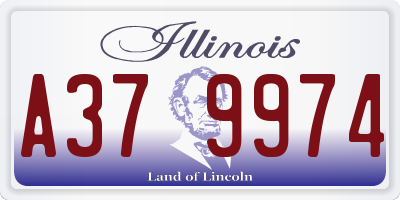 IL license plate A379974