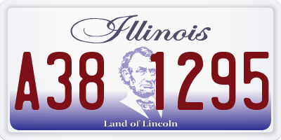 IL license plate A381295
