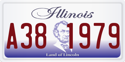 IL license plate A381979