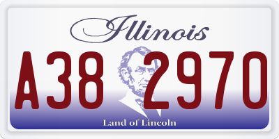 IL license plate A382970