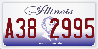 IL license plate A382995
