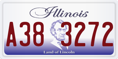 IL license plate A383272