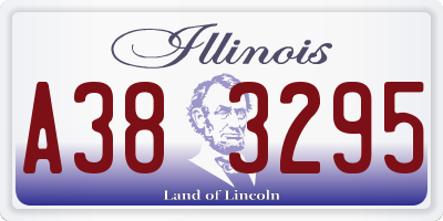 IL license plate A383295