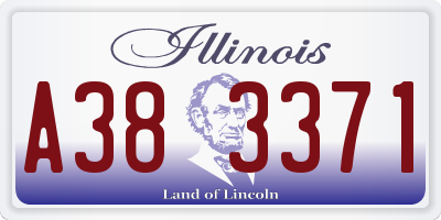 IL license plate A383371