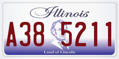 IL license plate A385211