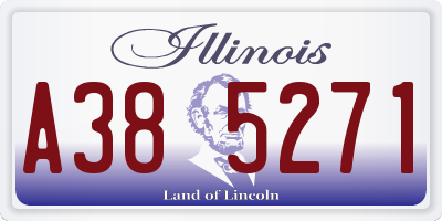 IL license plate A385271
