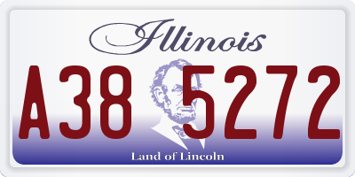 IL license plate A385272