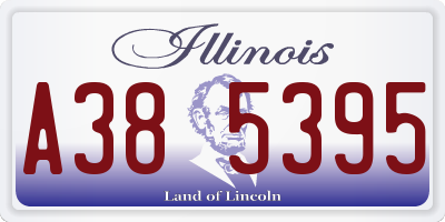 IL license plate A385395