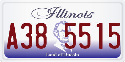 IL license plate A385515