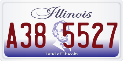 IL license plate A385527