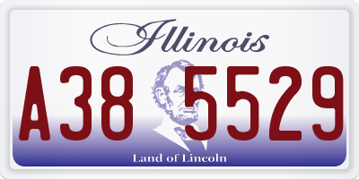 IL license plate A385529