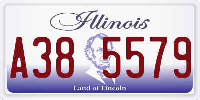 IL license plate A385579