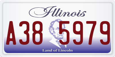 IL license plate A385979