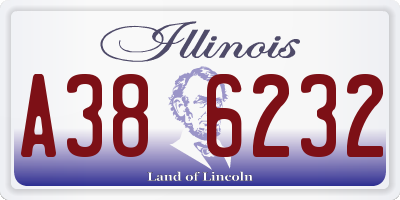 IL license plate A386232