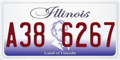 IL license plate A386267