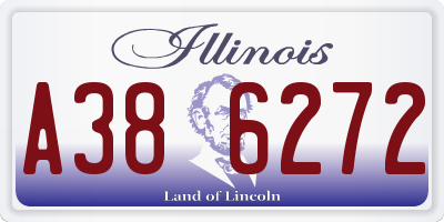 IL license plate A386272