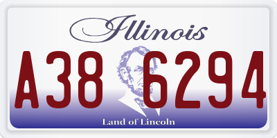 IL license plate A386294
